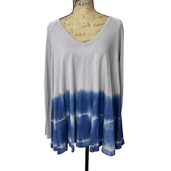 Very J Tops - Very J Boutique Tie Dye Tunic Boho Oversized Fit